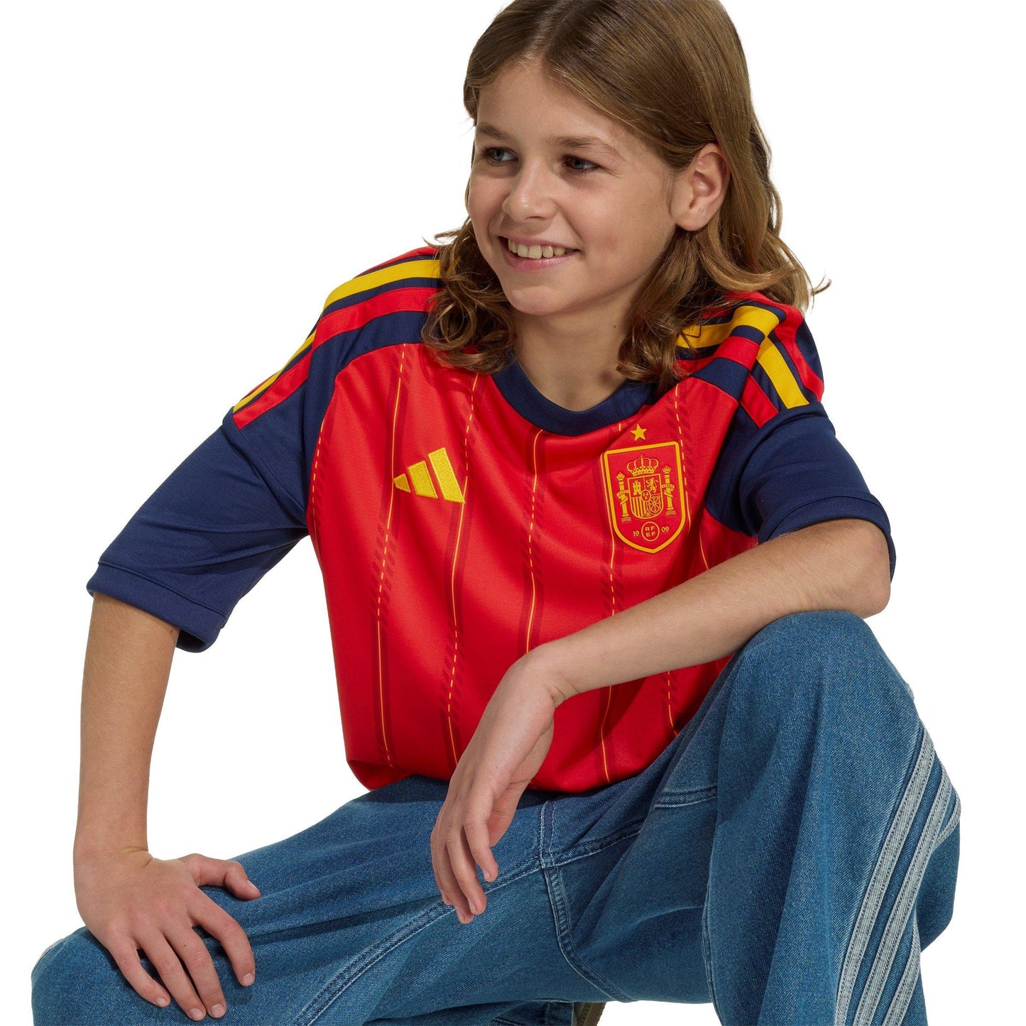 adidas Spain World Cup 2026 Juniors Home Shirt