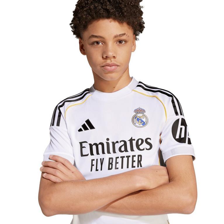 Adidas Kids' Real Madrid Home Football Shirt