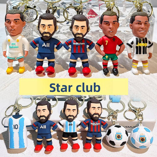 Ronaldo For Football Cup Star Jersey Doll Silicone Gel Keychain American Style Player Shape Fans Small Gift Pendant - Buy Product on Alibaba.com