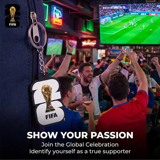2026 FIFA World Cup FIFA KCF26WH13 Keychain Pendant Hanging rope Tri-Host Nations Bag Charm Car Gift for Soccer Football Fans