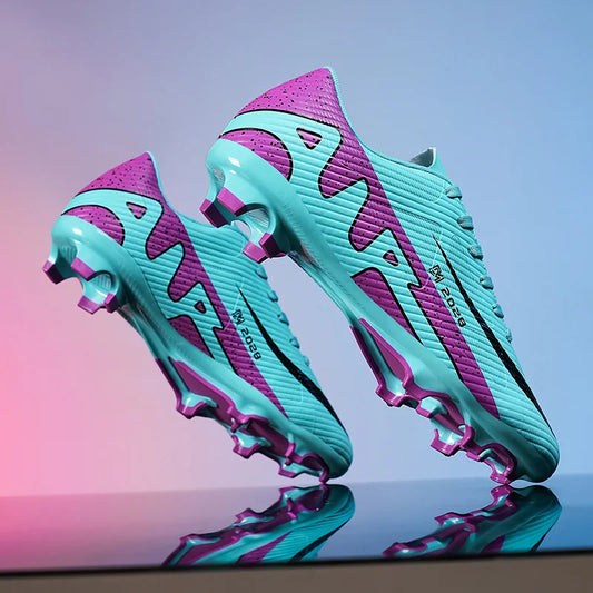 New Men's Football Boots Cleats Non-Slip Sneakers Training Adult High Quality Soccer Shoes FG Unisex Sneakers Boy Drop Shipping
