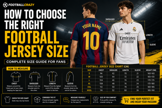 How to Choose the Right Football Jersey Size: Complete Size Guide for Fans