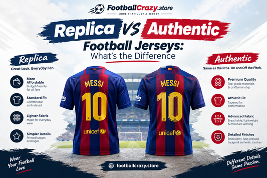 Replica vs Authentic Football Jerseys: Complete Guide
