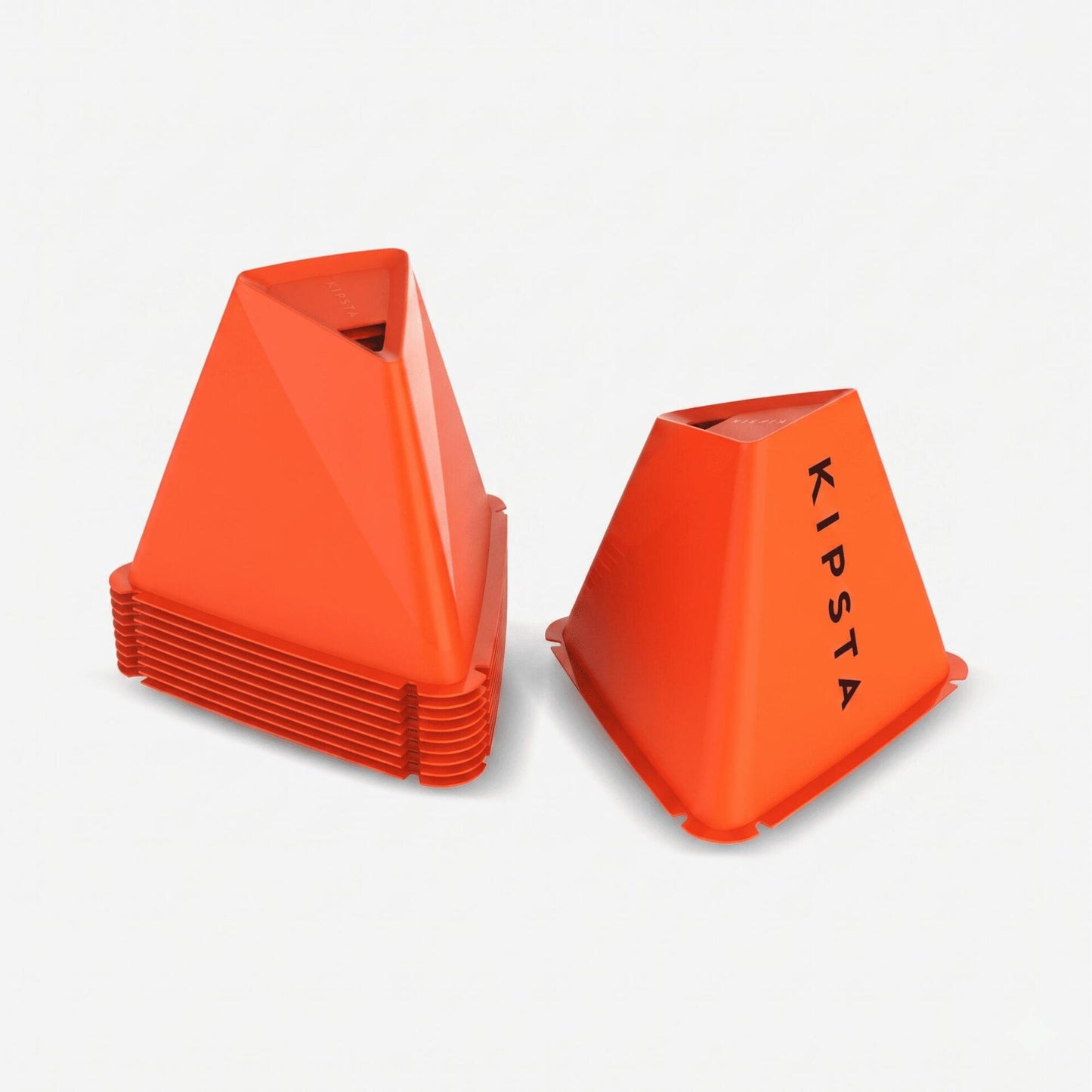 15cm Training Cones 6-Pack Essential - Orange