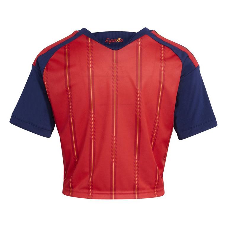 adidas Spain World Cup 2026 Womens Home Cropped Shirt