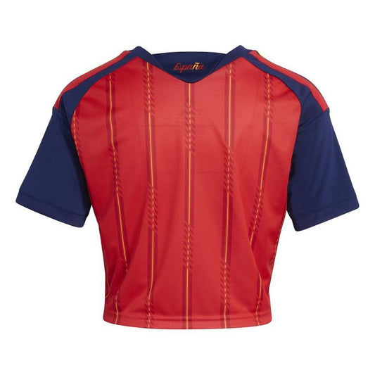 adidas Spain World Cup 2026 Womens Home Cropped Shirt