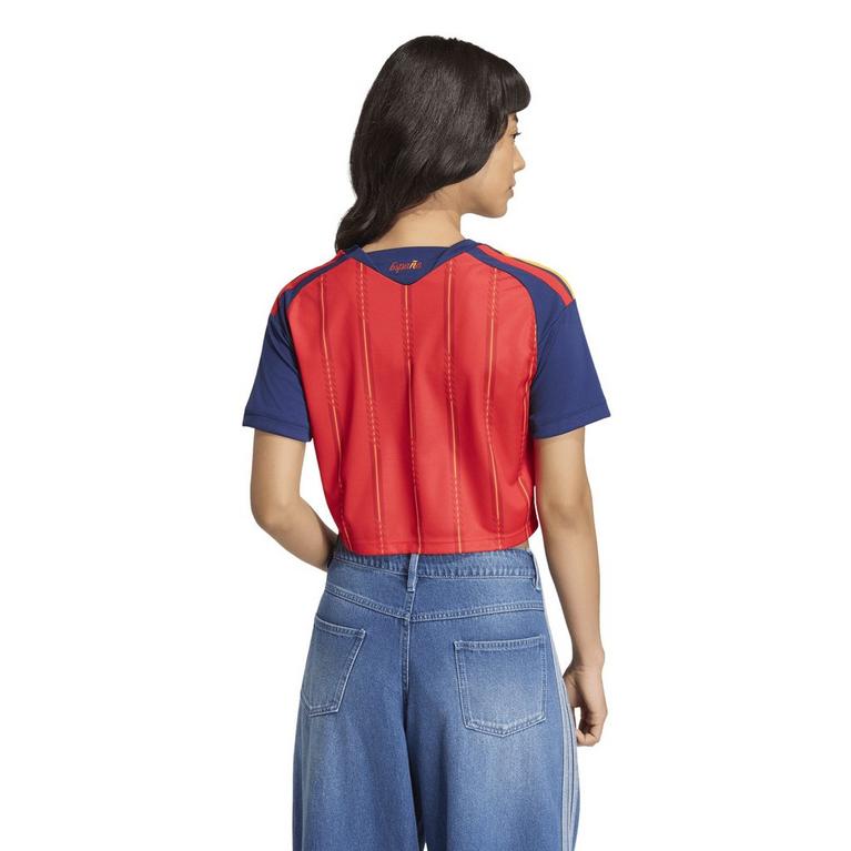 adidas Spain World Cup 2026 Womens Home Cropped Shirt