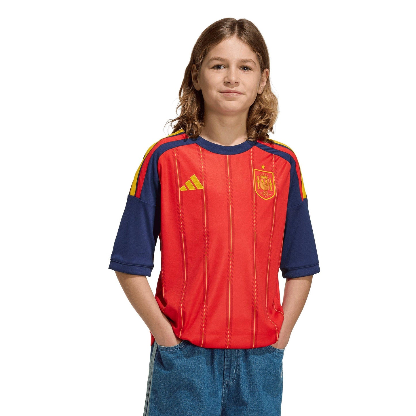adidas Spain World Cup 2026 Juniors Home Shirt