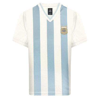 Score Draw Argentina 1990 World Cup Finals No 10 Home Retro Shirt