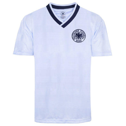 Score Draw West Germany 1984 Home Retro Shirt