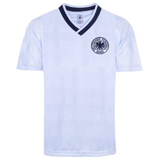 Score Draw West Germany 1984 Home Retro Shirt