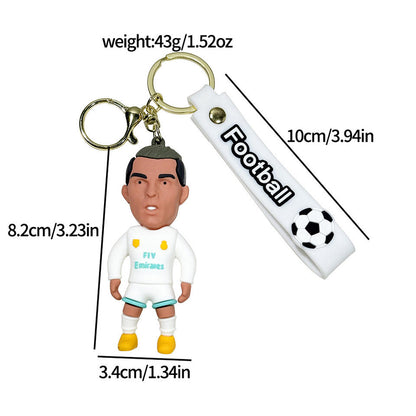 Ronaldo For Football Cup Star Jersey Doll Silicone Gel Keychain American Style Player Shape Fans Small Gift Pendant - Buy  Product on Alibaba.com