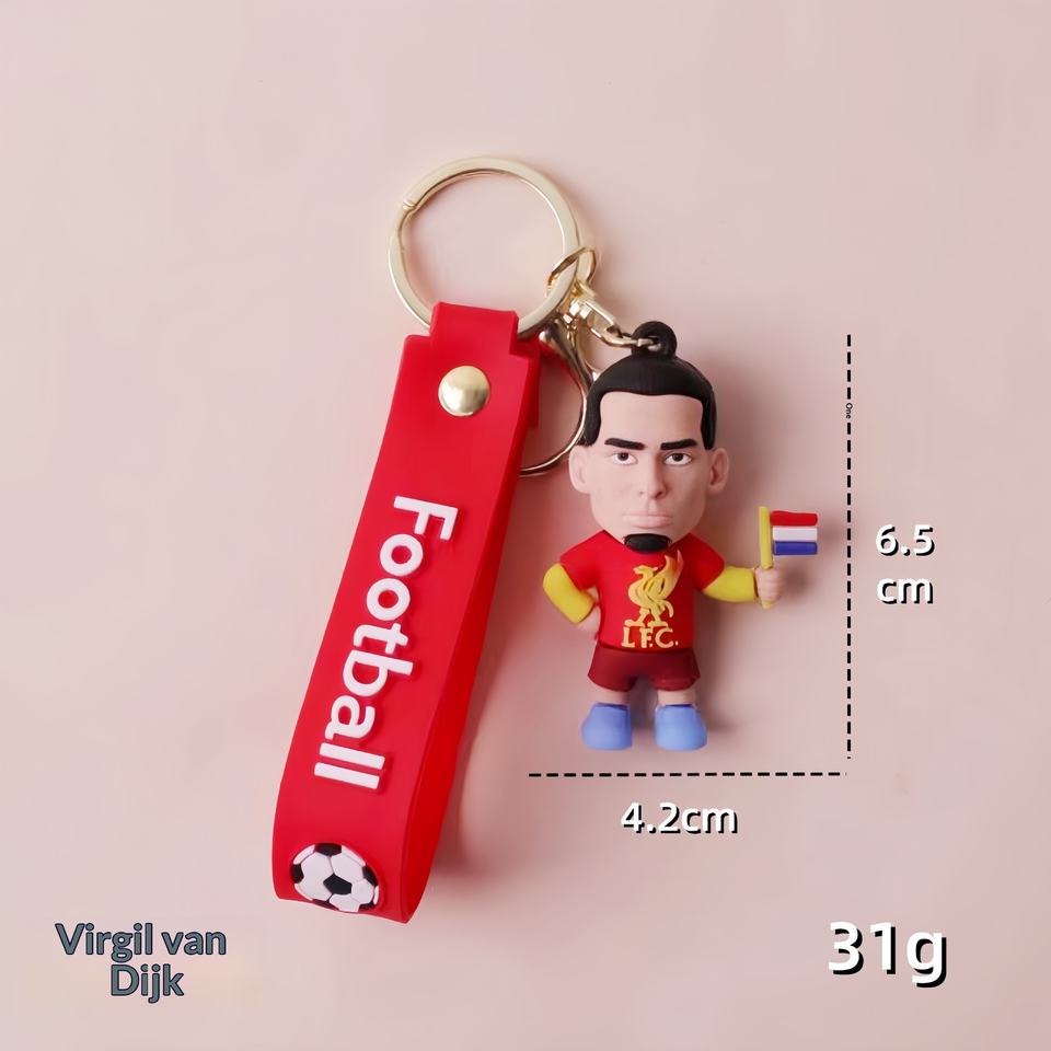 Ronaldo Star Player Soccer Keychain For Doll Pendant Fan Car & Backpack Ornament-football Text Soccer Ball Pattern Gift - Buy  Product on Alibaba.com
