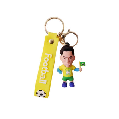 Ronaldo Star Player Soccer Keychain For Doll Pendant Fan Car & Backpack Ornament-football Text Soccer Ball Pattern Gift - Buy  Product on Alibaba.com