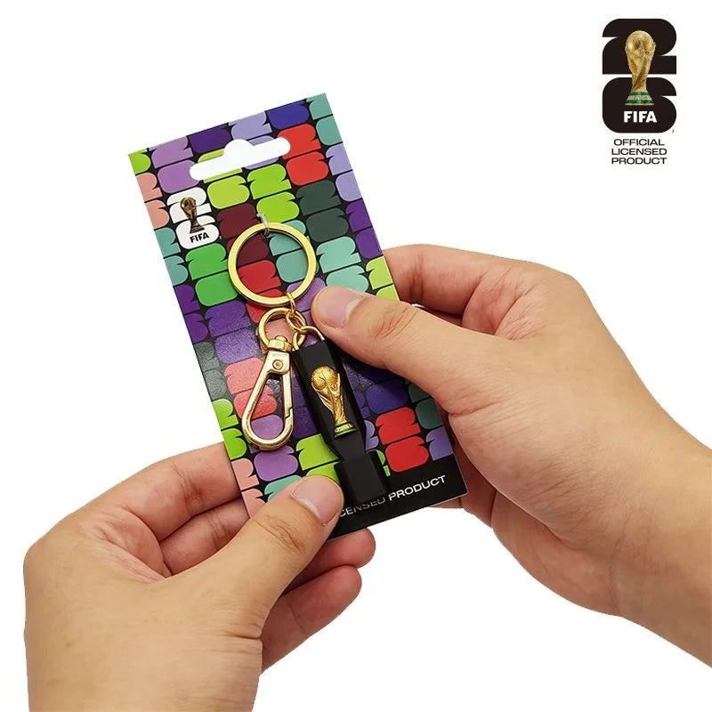 FIFA 2026 World Cup 2.5D Trophy Whistle Keychain