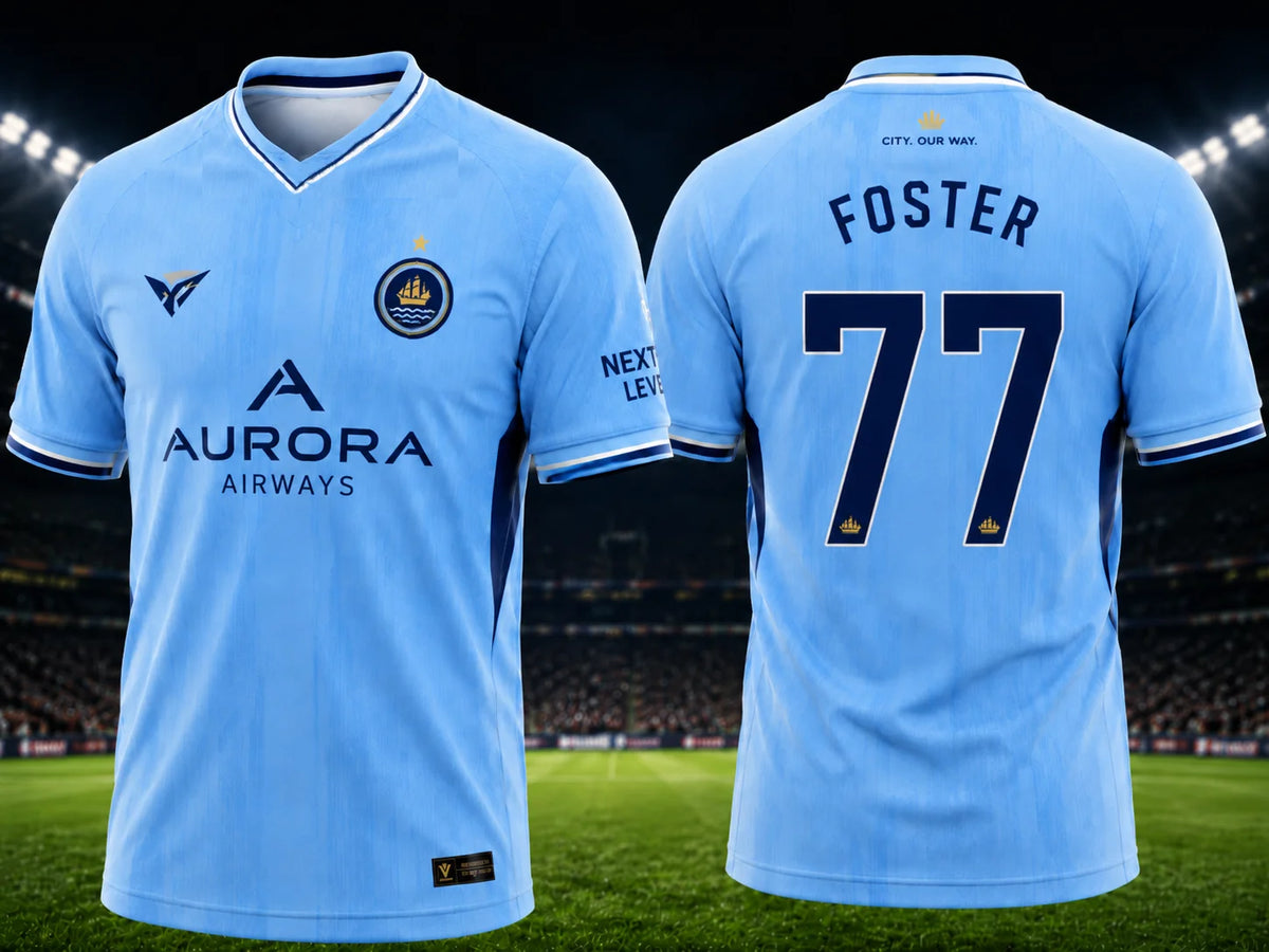 Erling Haaland Sky Blue Soccer Jersey for Fans and Families