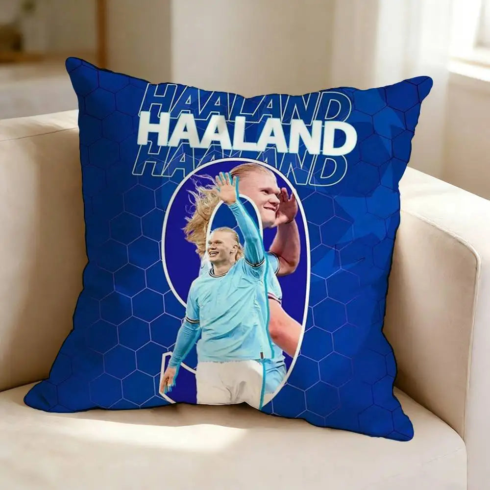 Erling Haaland Football Fan Cushion Cover