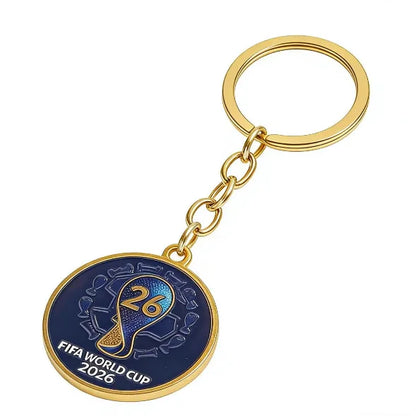 2026 FIFA World Cup Enamel Metal Keychain, UV Printed Soccer Key Ring, Football Fan Souvenir, Car Bag Pendant, Sports Gift - AliExpress 26