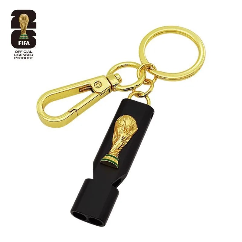 FIFA 2026 World Cup 2.5D Trophy Whistle Keychain