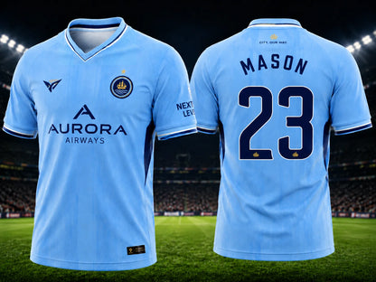 Erling Haaland Sky Blue Soccer Jersey for Fans and Families