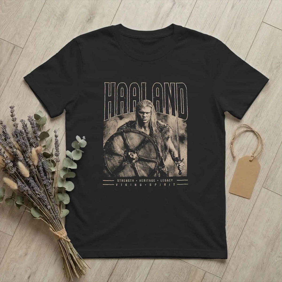 Erling Haaland  Norse Heritage Vintage Viking T-Shirt