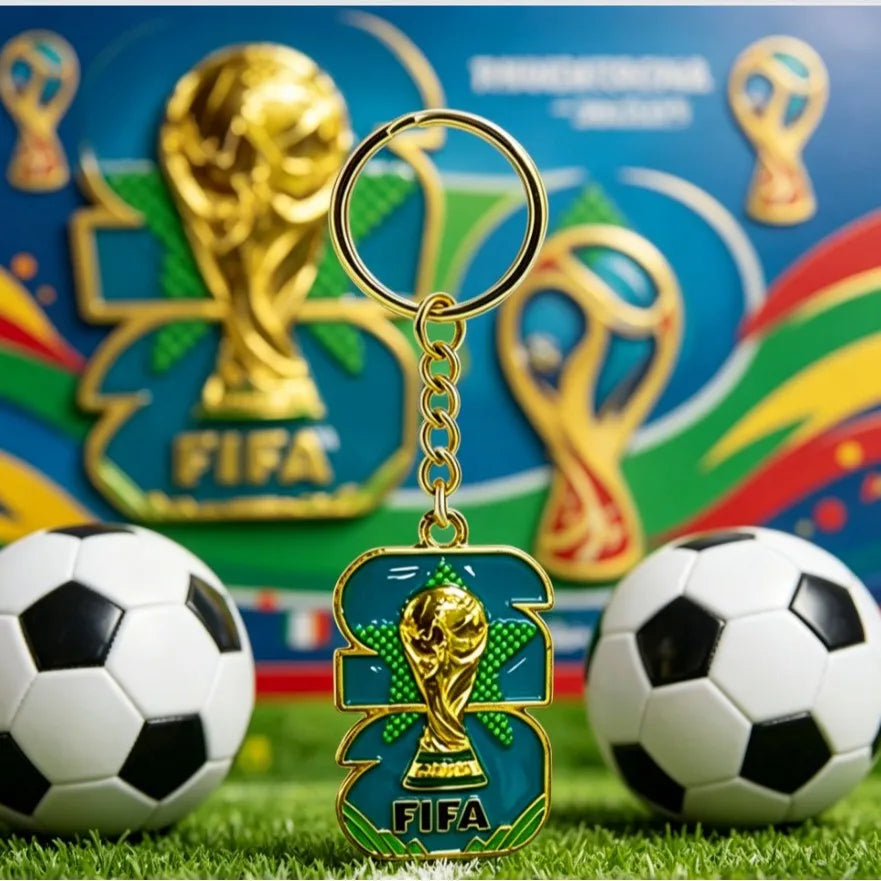 2026 FIFA World Cup Enamel Metal Keychain, UV Printed Soccer Key Ring, Football Fan Souvenir, Car Bag Pendant, Sports Gift - AliExpress 26