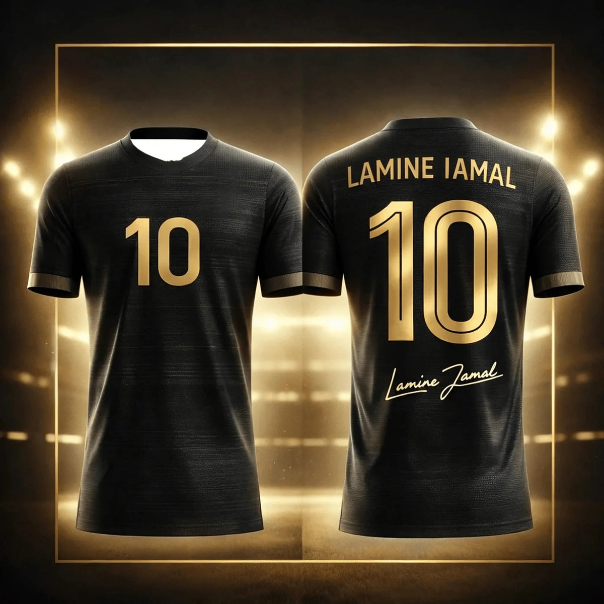 Barcelona Jersey 10 Lamine Yamal Tops Men T Shirt