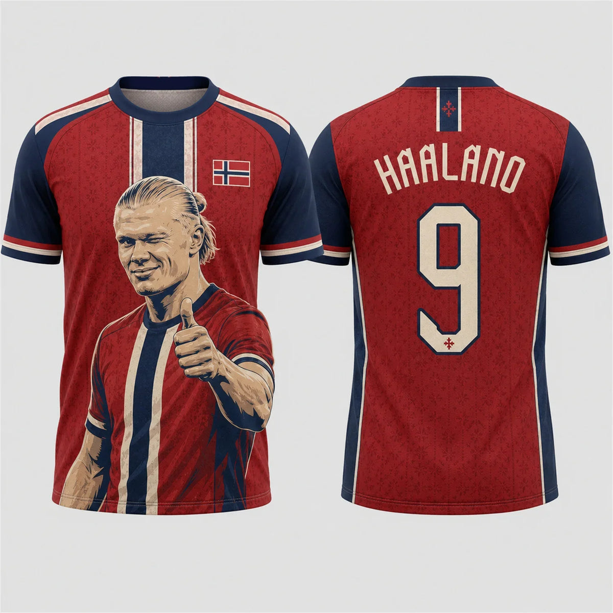 Erling Haaland Youth Football Jersey