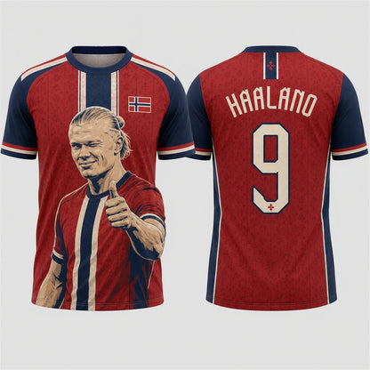 Erling Haaland Youth Football Jersey