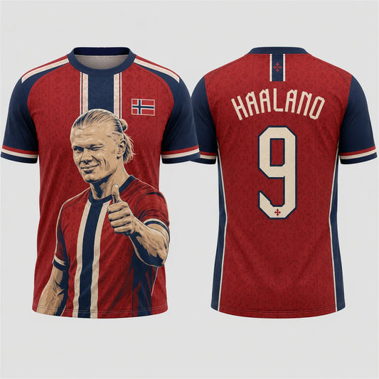 Erling Haaland Youth Football Jersey