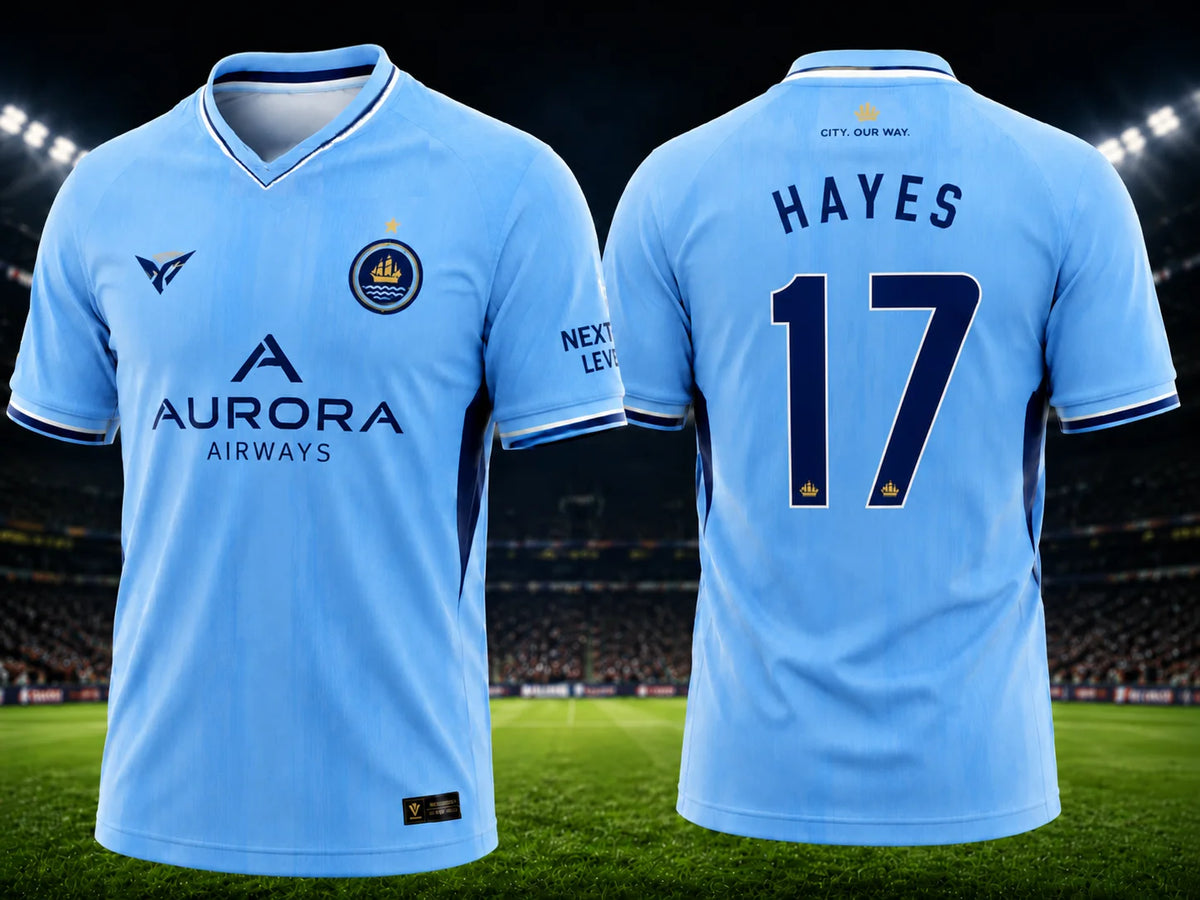 Erling Haaland Sky Blue Soccer Jersey for Fans and Families