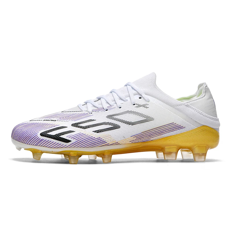 F50+ High Quality Mens Football Boots Boys Training Studded Fast Soccer Cleats Outdoor Non Slip Football Shoes Chuteira Campo