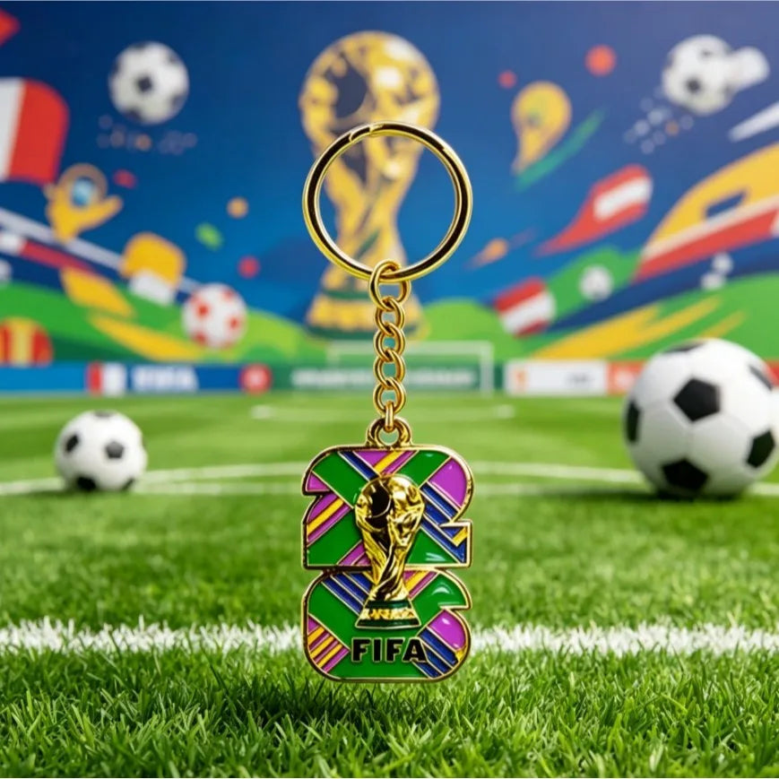 2026 FIFA World Cup Enamel Metal Keychain, UV Printed Soccer Key Ring, Football Fan Souvenir, Car Bag Pendant, Sports Gift - AliExpress 26