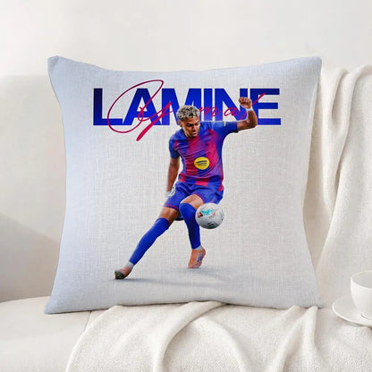 Football Player Lamine Yamal Cushion