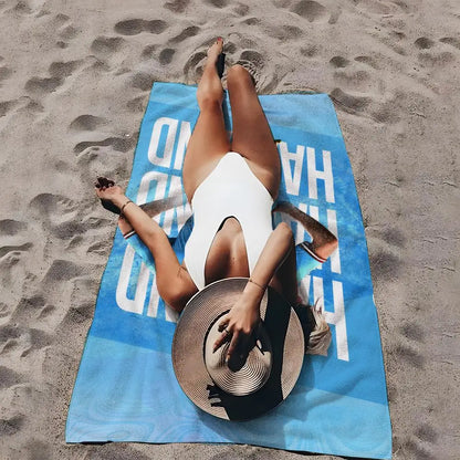 Erling Haaland Vibrant Quick-Dry Beach Towel