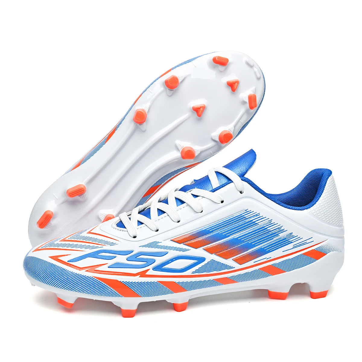 New durable and breathable football shoes with FG/AG studs suitable for all seasons of training and competition