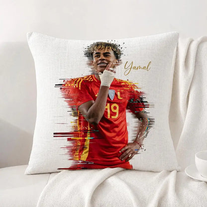Football Player Lamine Yamal Cushion