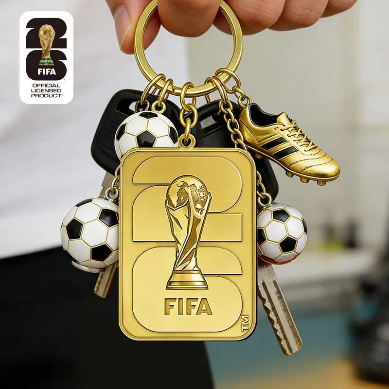 FIFA 2026 World Cup 2D Official Emblem Keychain