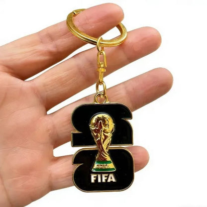 2026 FIFA World Cup Enamel Metal Keychain, UV Printed Soccer Key Ring, Football Fan Souvenir, Car Bag Pendant, Sports Gift - AliExpress 26