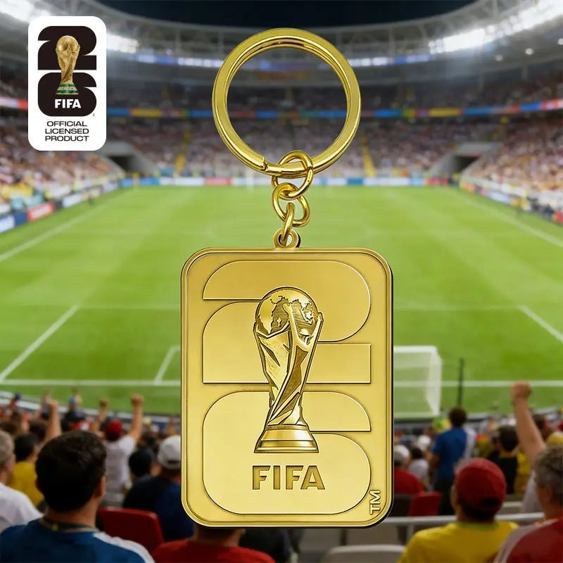 FIFA 2026 World Cup 2D Official Emblem Keychain