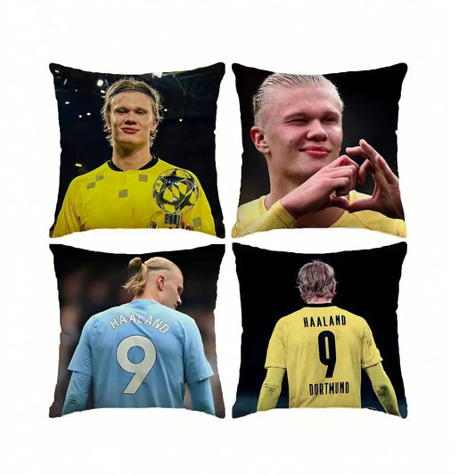 Erling Haaland Football Fan Cushion Cover