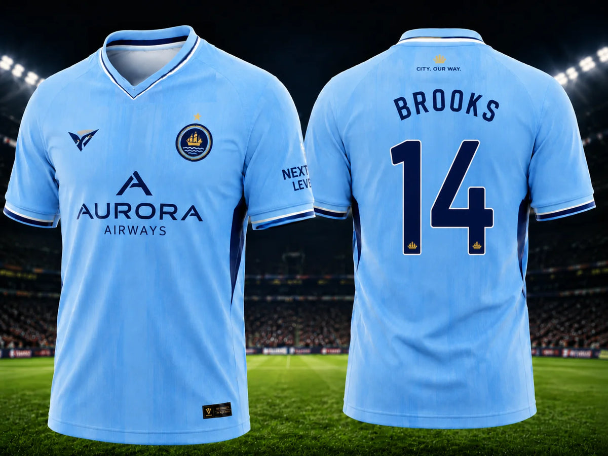 Erling Haaland Sky Blue Soccer Jersey for Fans and Families
