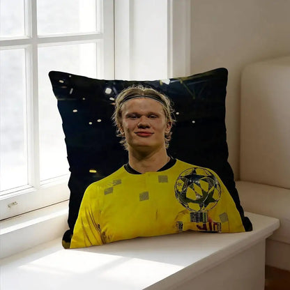 Erling Haaland Football Fan Cushion Cover