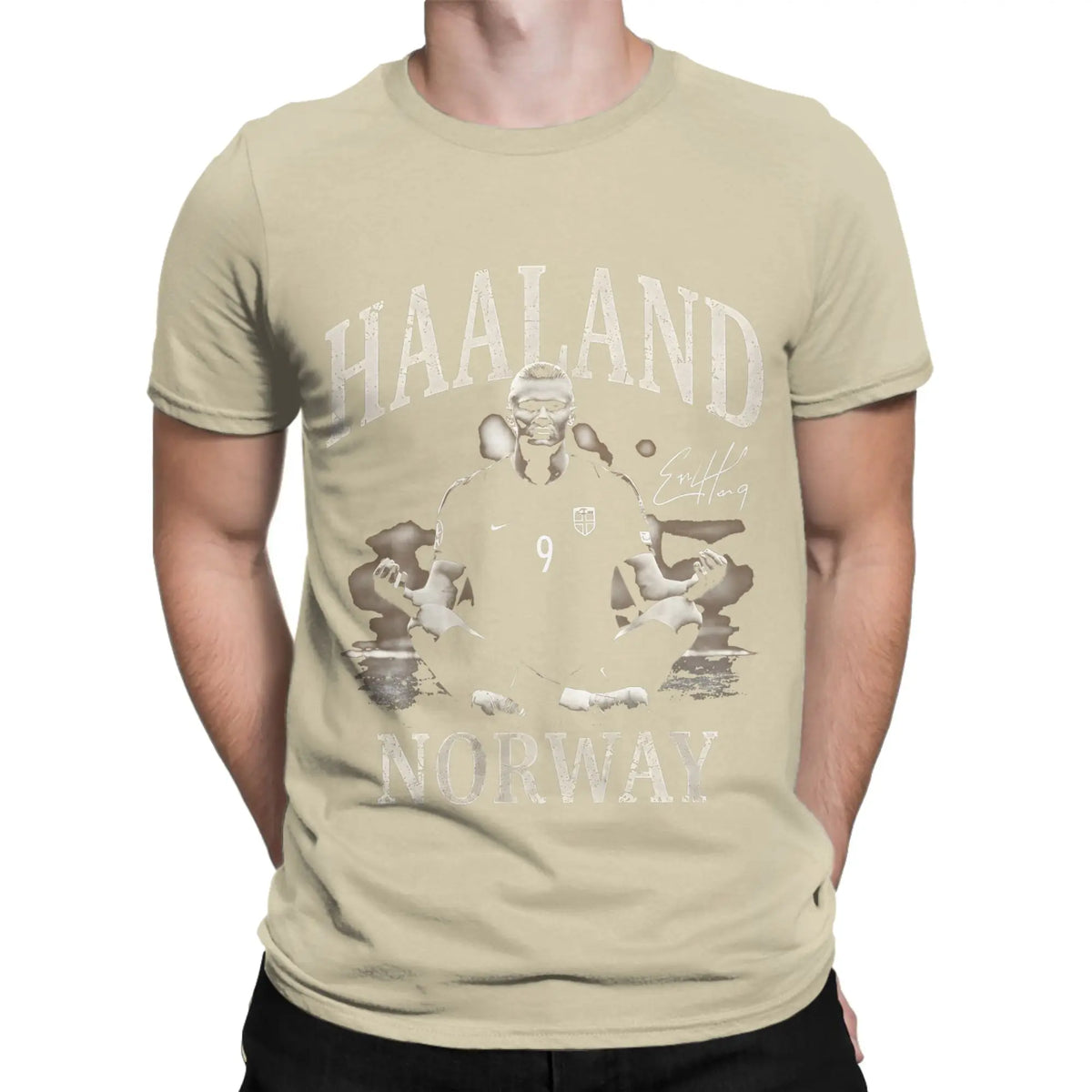 Erling Haaland Soccer Passion Cotton Tee