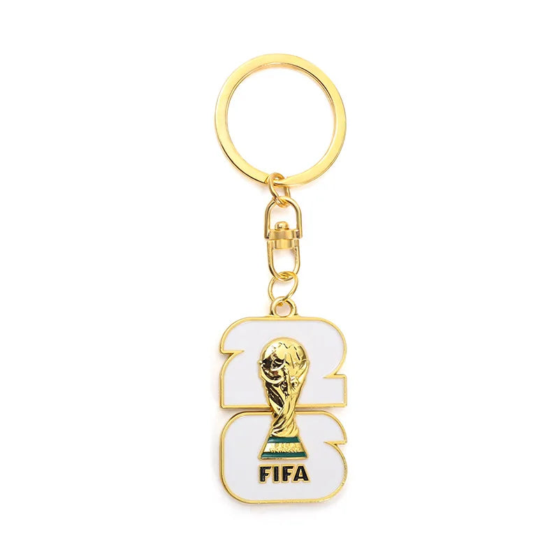 2026 FIFA World Cup Enamel Metal Keychain, UV Printed Soccer Key Ring, Football Fan Souvenir, Car Bag Pendant, Sports Gift - AliExpress 26