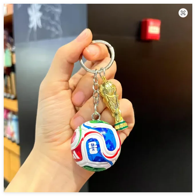 New Fashion Flag Football Keychain Country Soccer Club
