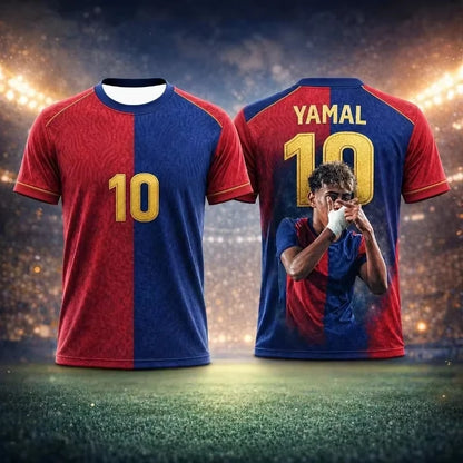 Lamine Yamal #10 Barcelona Soccer Jersey T-Shirt