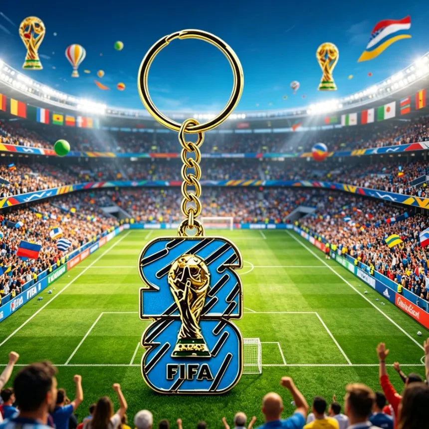 2026 FIFA World Cup Enamel Metal Keychain, UV Printed Soccer Key Ring, Football Fan Souvenir, Car Bag Pendant, Sports Gift - AliExpress 26