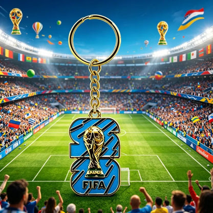 2026 FIFA World Cup Enamel Metal Keychain, UV Printed Soccer Key Ring, Football Fan Souvenir, Car Bag Pendant, Sports Gift - AliExpress 26