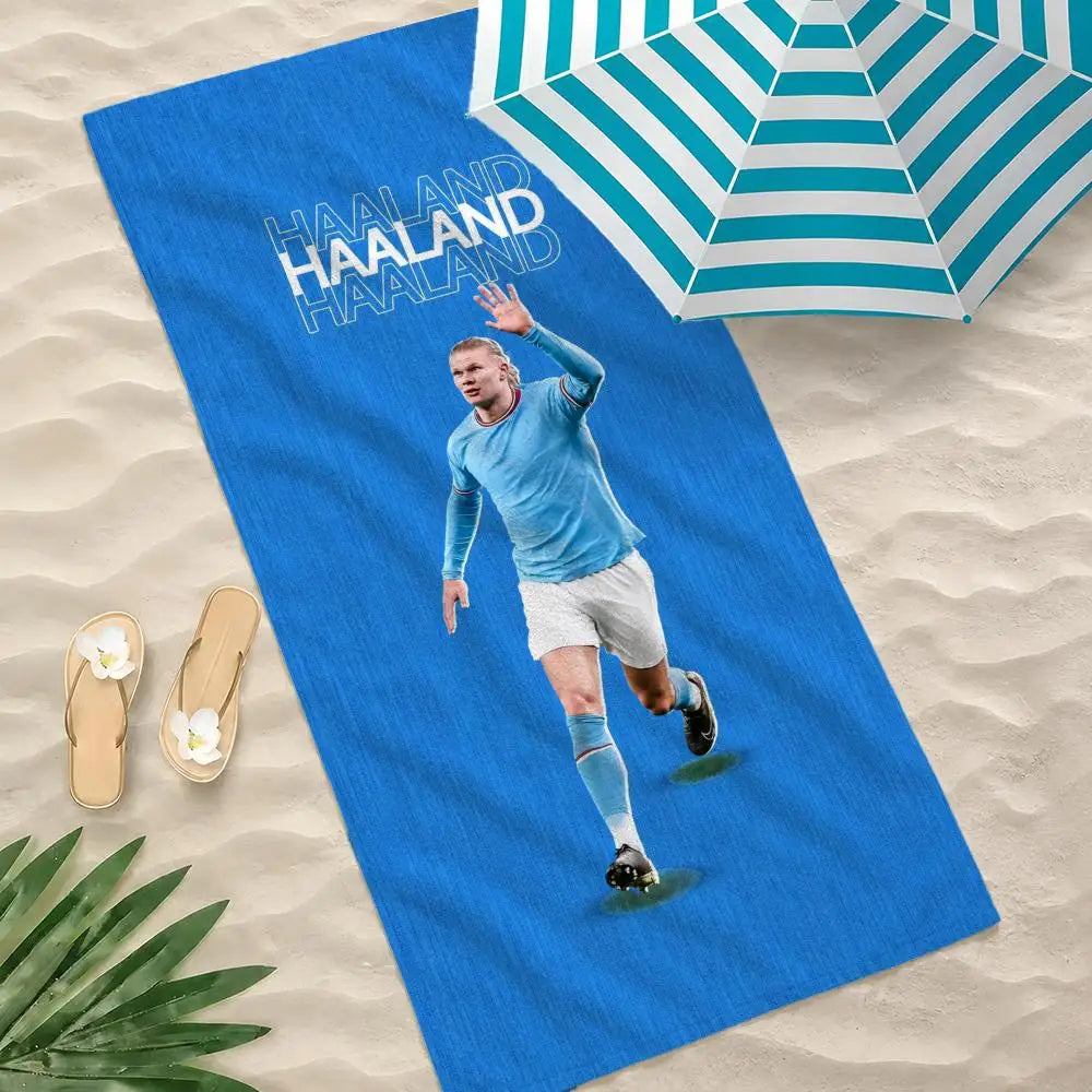 Erling Haaland Vibrant Quick-Dry Beach Towel